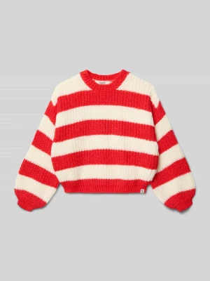 Sweter z dzianiny z prążkowanymi wykończeniami Garcia