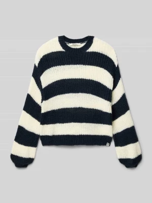 Sweter z dzianiny z prążkowanymi wykończeniami Garcia