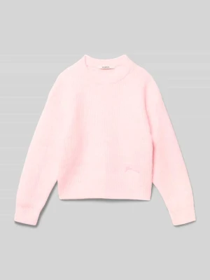 Sweter z dzianiny z prążkowanymi wykończeniami Garcia