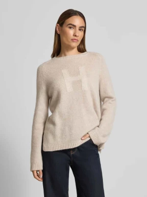 Sweter z dzianiny z mieszanki kaszmiru Hemisphere