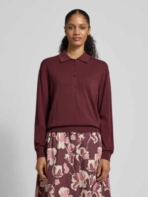 Sweter z dzianiny z prążkowanymi wykończeniami Jake*s Collection