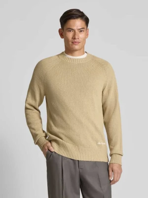 Sweter z dzianiny z prążkowanymi wykończeniami Les Deux