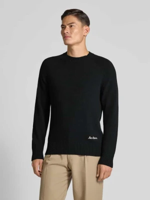 Sweter z dzianiny z prążkowanymi wykończeniami Les Deux