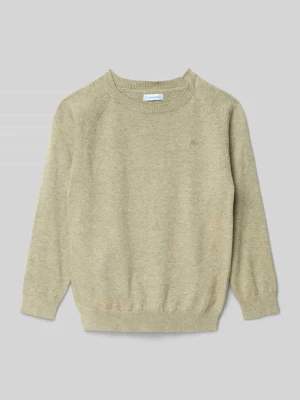 Sweter z dzianiny z prążkowanymi wykończeniami Mayoral