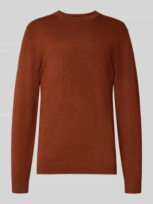 Sweter z dzianiny z prążkowanymi wykończeniami MCNEAL
