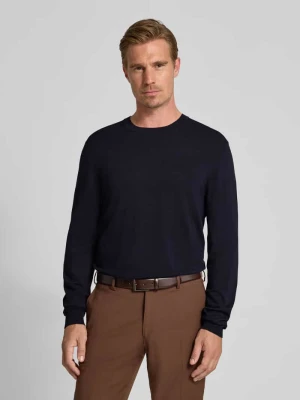Sweter z dzianiny z prążkowanymi wykończeniami MCNEAL