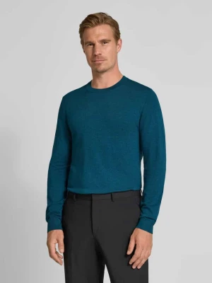 Sweter z dzianiny z prążkowanymi wykończeniami MCNEAL