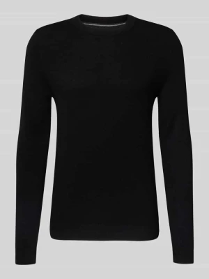 Sweter z dzianiny z prążkowanymi wykończeniami MCNEAL