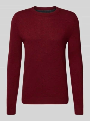 Sweter z dzianiny z prążkowanymi wykończeniami MCNEAL
