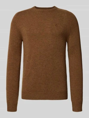 Sweter z dzianiny z prążkowanymi wykończeniami MCNEAL