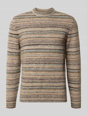 Sweter z dzianiny z prążkowanymi wykończeniami MCNEAL