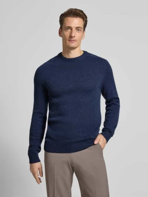 Sweter z dzianiny o kroju regular fit z czystej wełny MCNEAL
