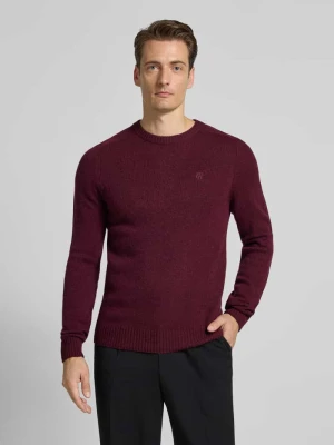 Sweter z dzianiny o kroju regular fit z czystej wełny MCNEAL