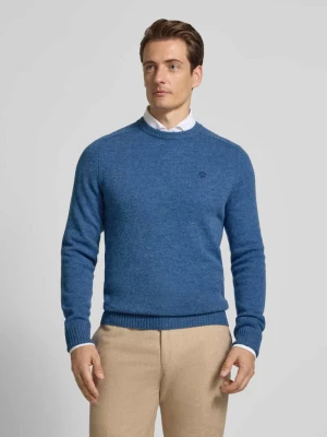 Sweter z dzianiny o kroju regular fit z czystej wełny MCNEAL