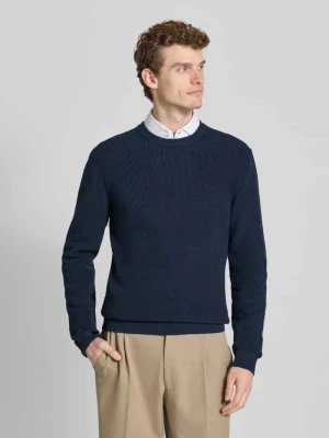 Sweter z dzianiny z prążkowanymi wykończeniami MCNEAL