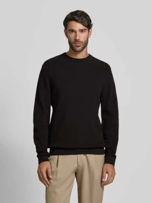 Sweter z dzianiny z prążkowanymi wykończeniami MCNEAL