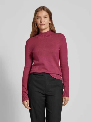 Sweter o kroju regular fit z prążkowanymi wykończeniami Christian Berg Woman