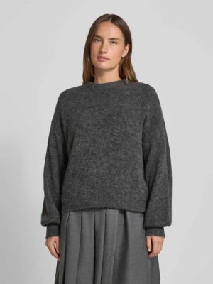 Sweter z dzianiny z prążkowanymi wykończeniami model ‘Annamaja’ MSCH Copenhagen