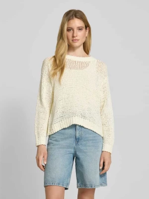 Sweter z dzianiny z prążkowanymi wykończeniami model ‘CALA’ Staud