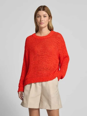 Sweter z dzianiny z prążkowanymi wykończeniami model ‘CALA’ Staud