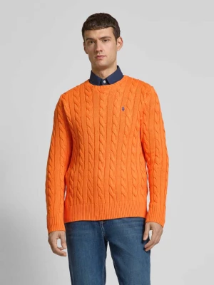 Zdjęcie produktu Sweter z dzianiny z prążkowanymi wykończeniami model ‘DRIVER’ Polo Ralph Lauren