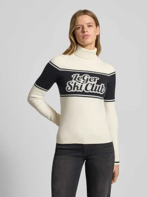 Golf o kroju regular fit z mieszanki wiskozy model ‘Elna’ LeGer by Lena Gercke