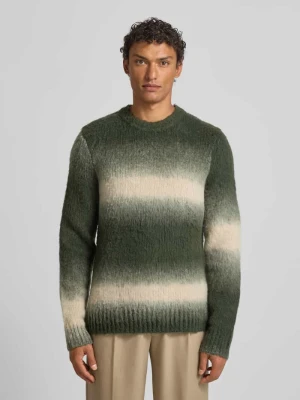 Sweter o kroju regular fit z dzianiny z mieszanki wełny model ‘FABIO’ Samsøe Samsøe