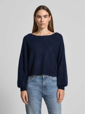 Sweter z dzianiny z prążkowanymi wykończeniami model ‘FARADAY’ Marella