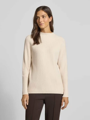 Sweter z dzianiny z prążkowanymi wykończeniami model ‘KANITA’ Soyaconcept