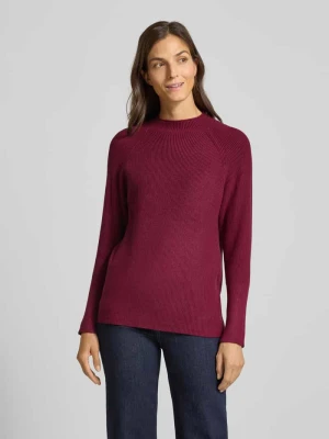 Sweter z dzianiny z prążkowanymi wykończeniami model ‘KANITA’ Soyaconcept