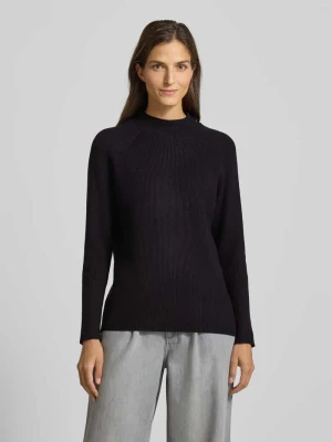 Sweter z dzianiny z prążkowanymi wykończeniami model ‘KANITA’ Soyaconcept