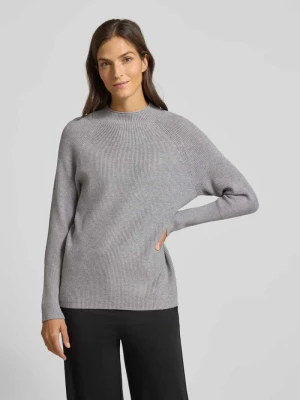 Sweter z dzianiny z prążkowanymi wykończeniami model ‘KANITA’ Soyaconcept