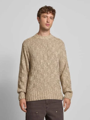 Sweter z dzianiny z prążkowanymi wykończeniami model ‘KYLOE’ Carhartt Work In Progress