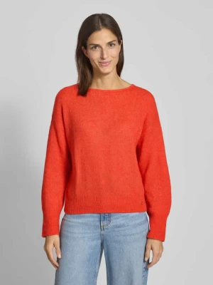 Sweter z dzianiny z prążkowanymi wykończeniami model ‘LISA’ BRAX