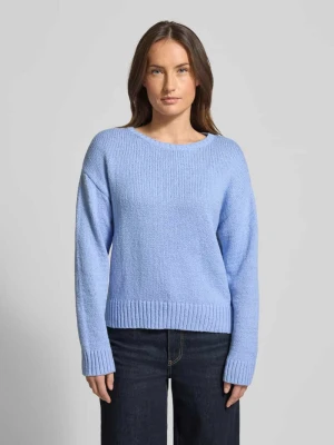 Sweter z dzianiny z prążkowanymi wykończeniami model ‘LISA’ BRAX