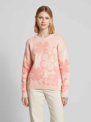 Sweter z dzianiny z prążkowanymi wykończeniami model ‘OLESSYAA’ ARMEDANGELS