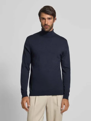Sweter z dzianiny z prążkowanymi wykończeniami model ‘parcusman’ Matinique
