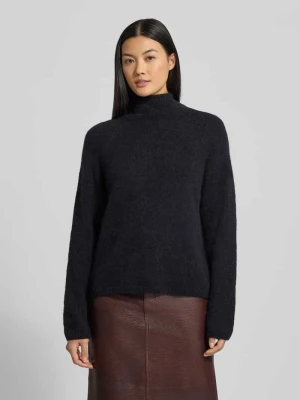 Sweter z dzianiny z prążkowanymi wykończeniami model ‘SARWEN’ drykorn