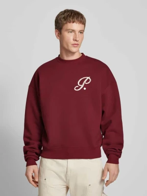 Sweter z dzianiny z prążkowanymi wykończeniami model ‘Soho’ PROHIBITED