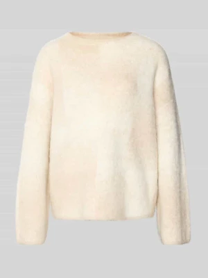 Sweter z dzianiny z prążkowanymi wykończeniami model ‘Teonie’ someday