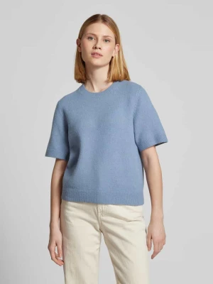 Zdjęcie produktu Sweter z dzianiny z prążkowanymi wykończeniami NEO NOIR