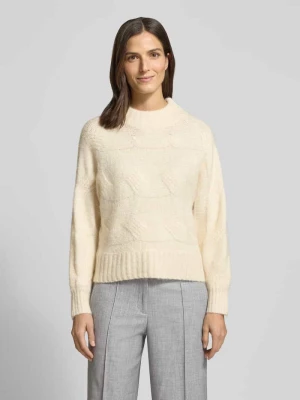 Sweter o luźnym kroju z dzianiny z dodatkiem wełny Opus