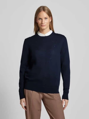 Sweter z dzianiny z prążkowanymi wykończeniami Polo Ralph Lauren