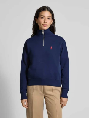 Sweter z dzianiny z prążkowanymi wykończeniami Polo Ralph Lauren