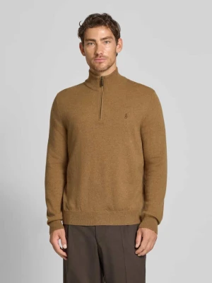 Sweter z dzianiny z prążkowanymi wykończeniami Polo Ralph Lauren