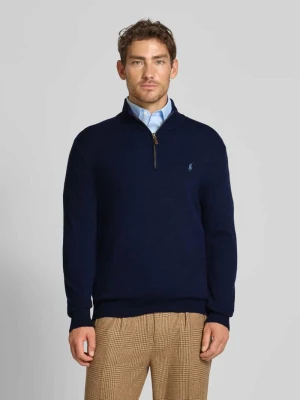 Bluza z kołnierzem o kroju regular fit z czystej wełny Polo Ralph Lauren