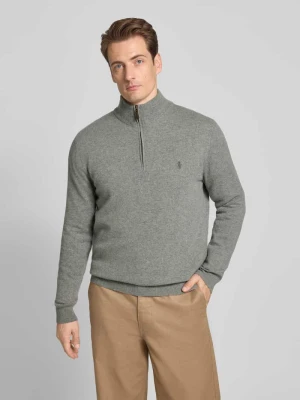 Bluza z kołnierzem o kroju regular fit z czystej wełny Polo Ralph Lauren