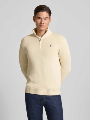 Bluza o kroju regular fit z kołnierzem i prążkowanymi wykończeniami Polo Ralph Lauren