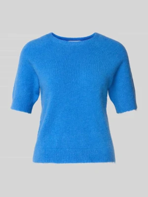 Sweter z dzianiny z prążkowanymi wykończeniami Rich & Royal