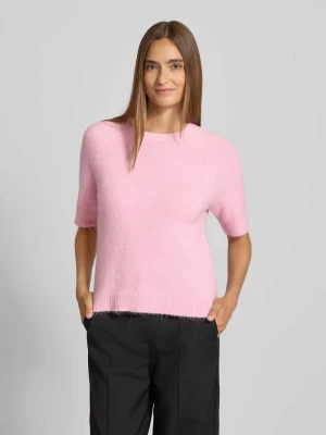 Sweter z dzianiny z prążkowanymi wykończeniami Rich & Royal